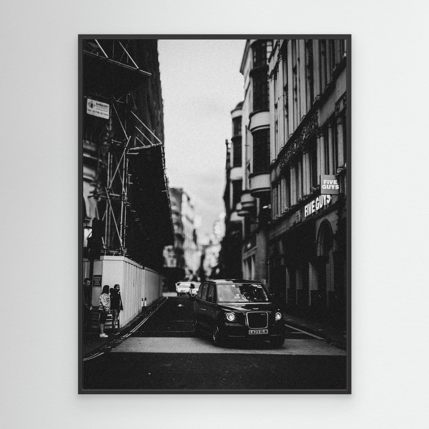 Legendary London black taxi