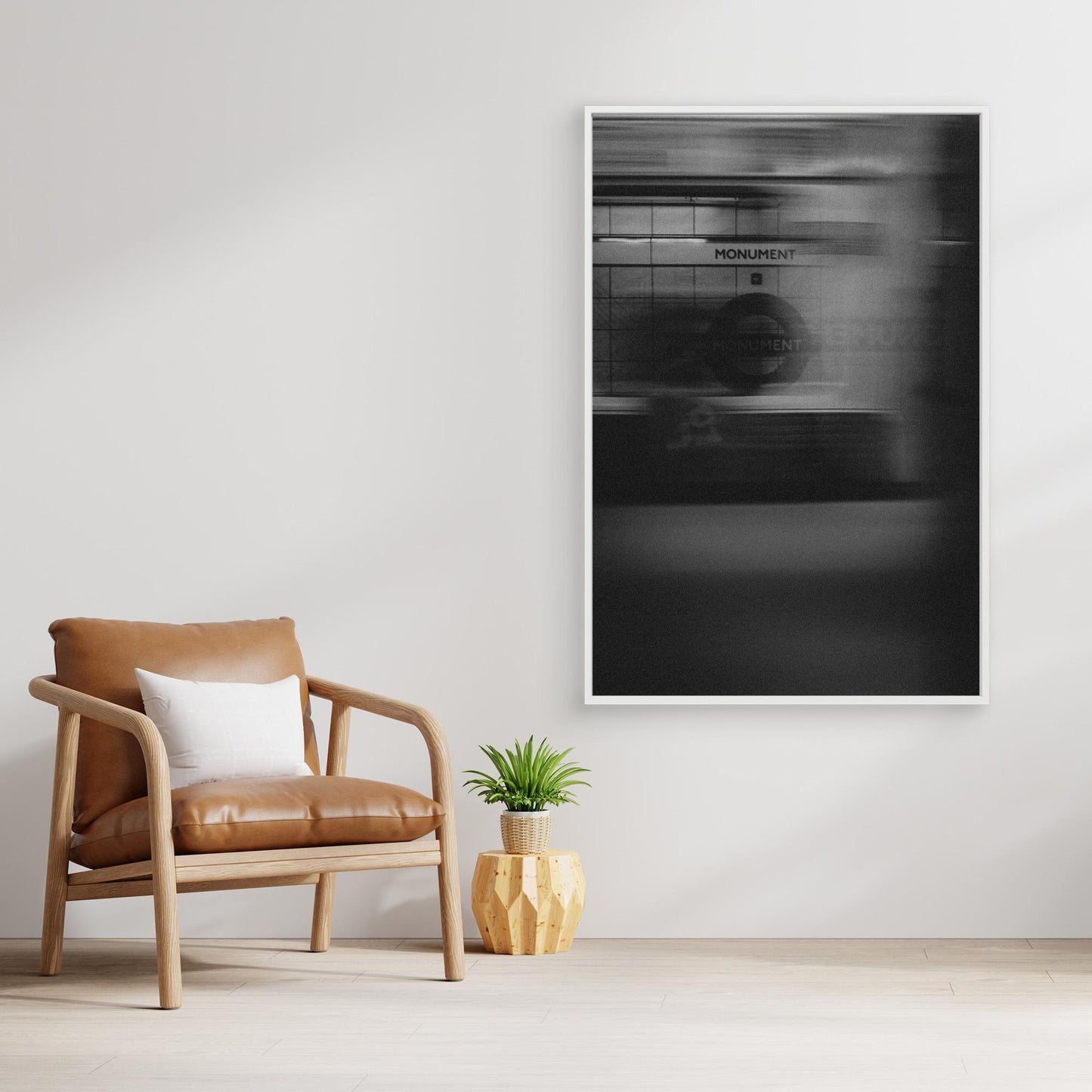 Departure Blur: Canvas print
