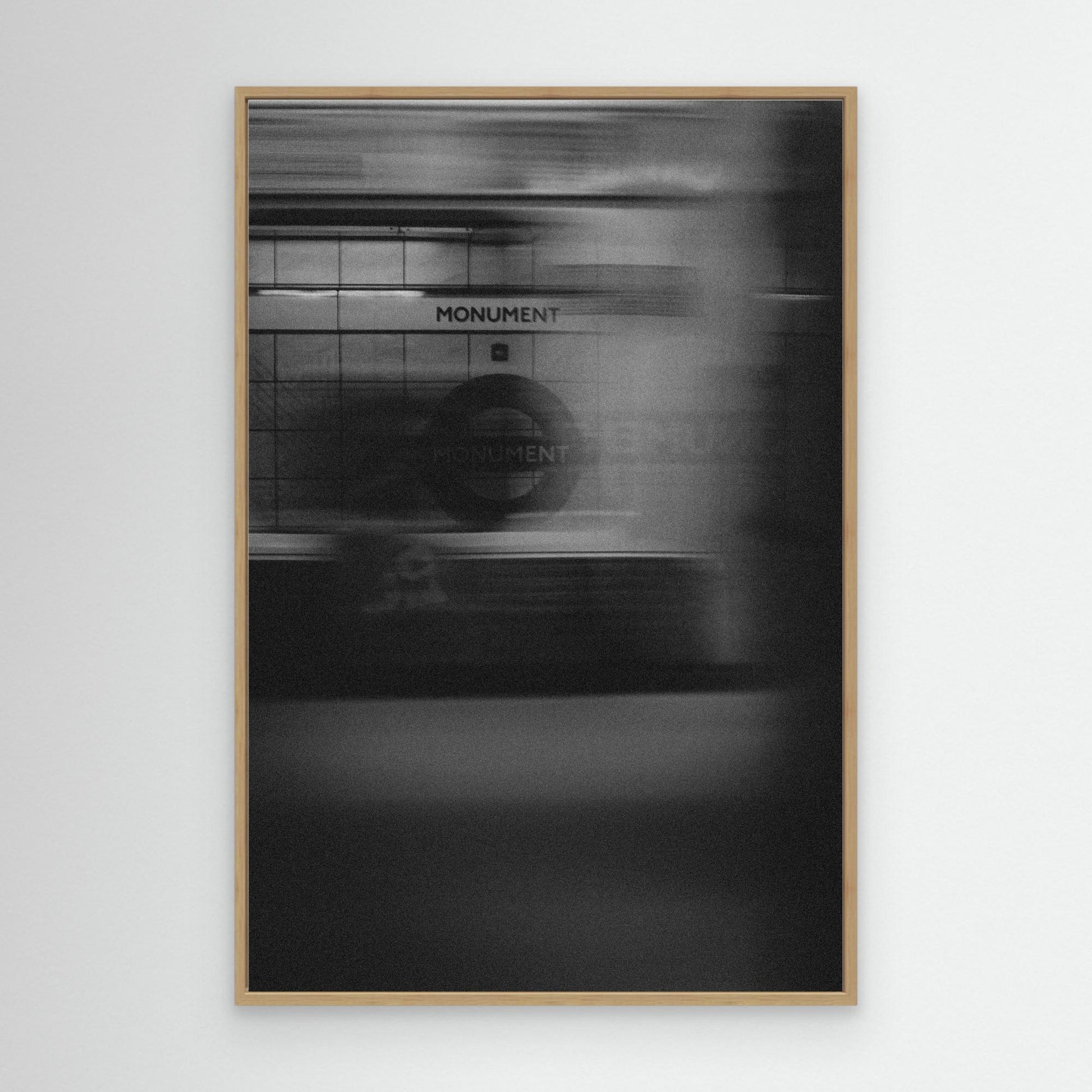 Departure Blur: Canvas print