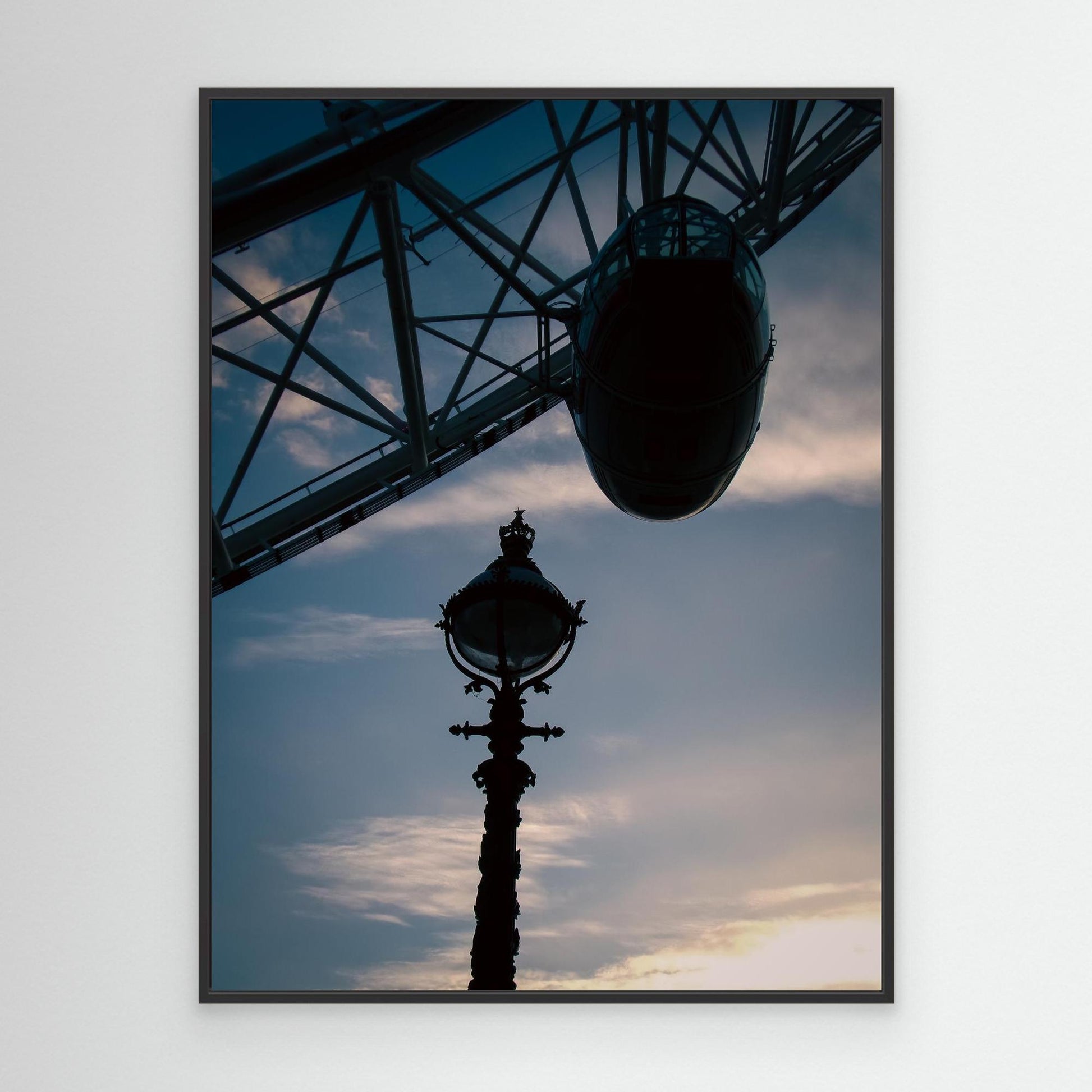 sunsets on the london eye