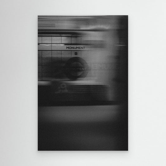 Departure Blur: Canvas print