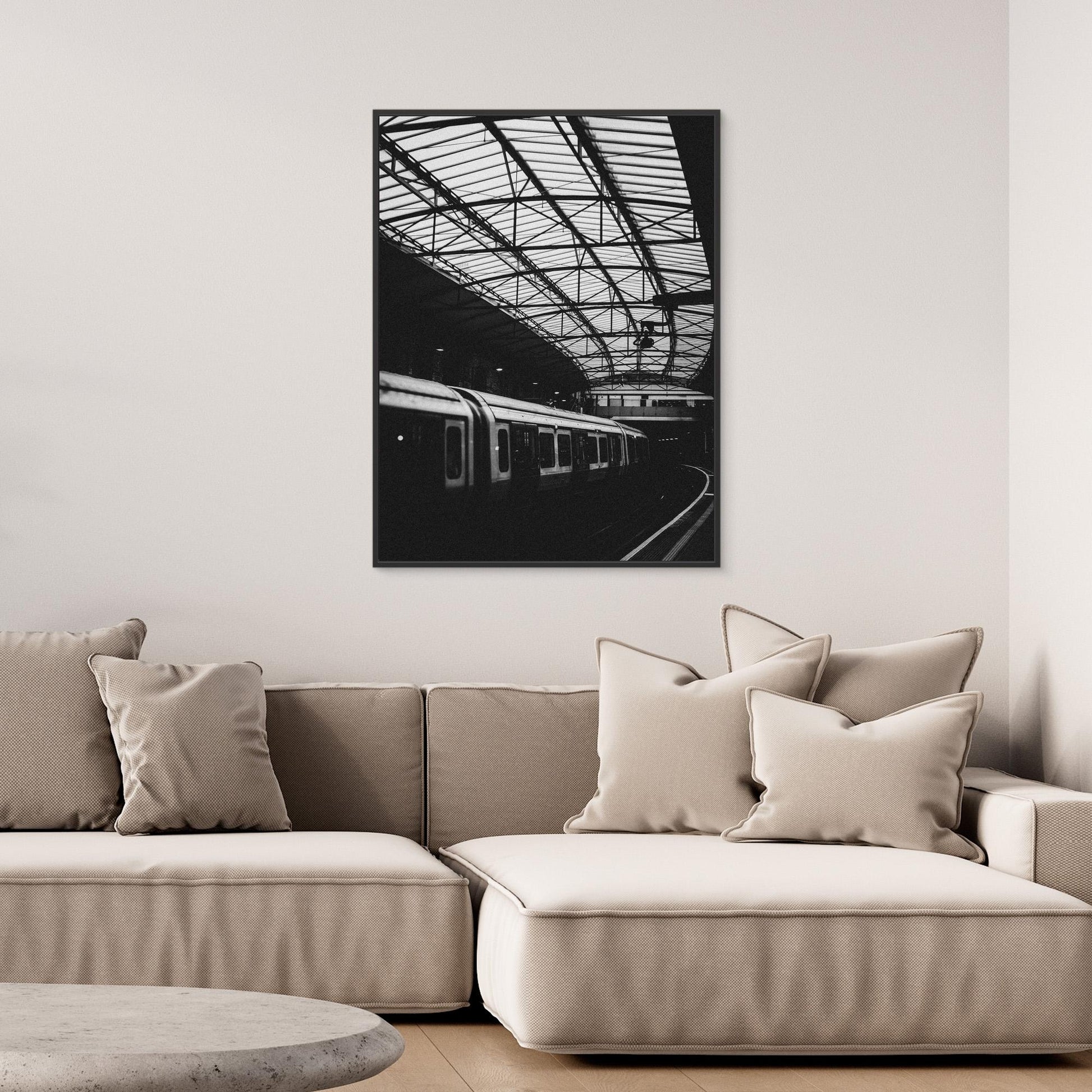 Platform Shadows: London in Motion