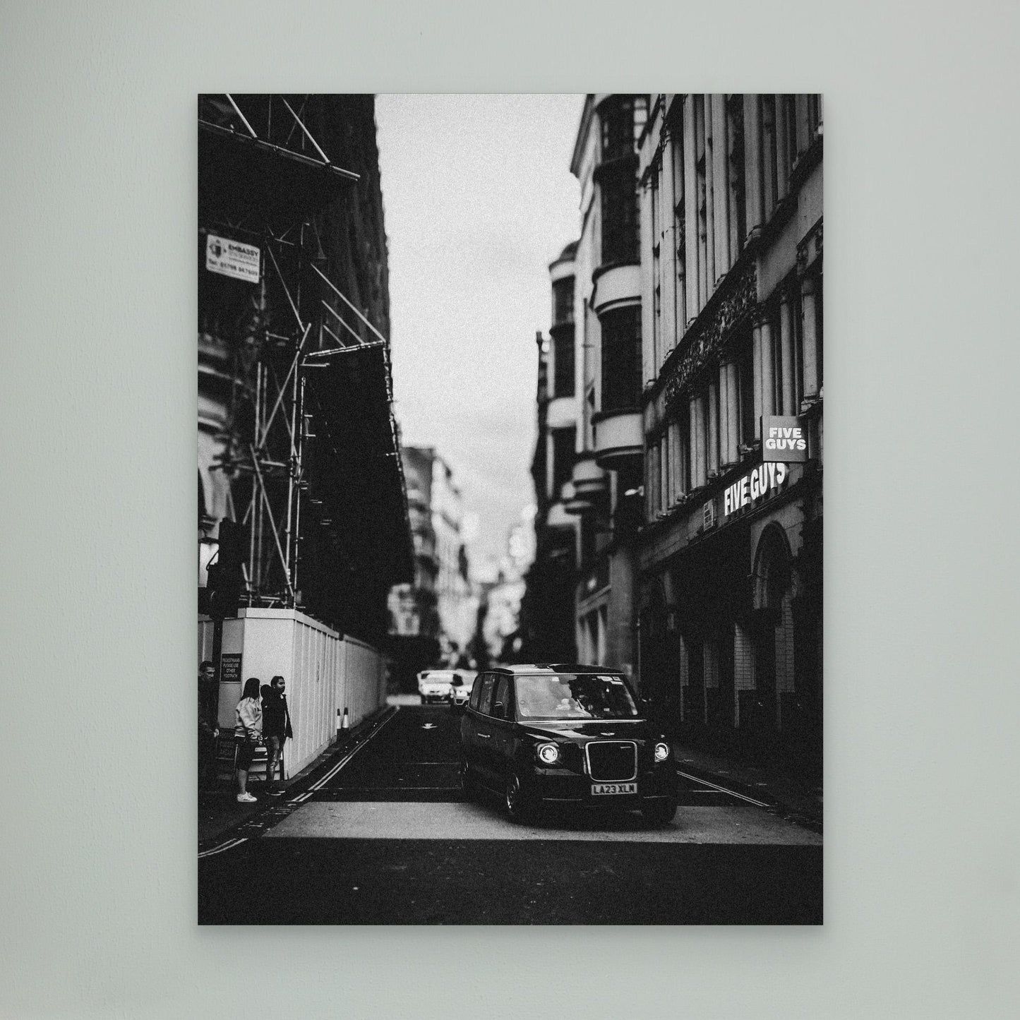 Legendary London black taxi