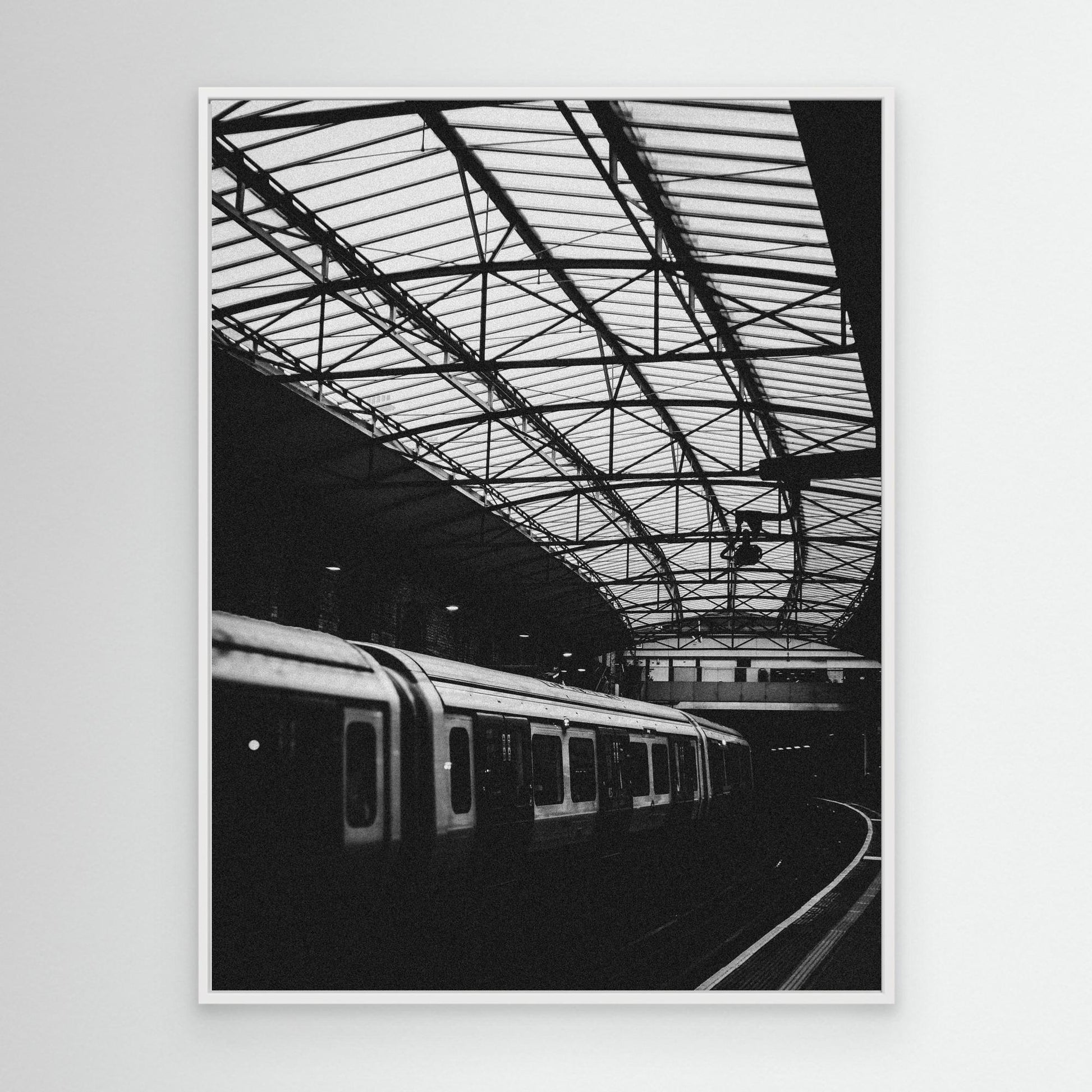 Platform Shadows: London in Motion