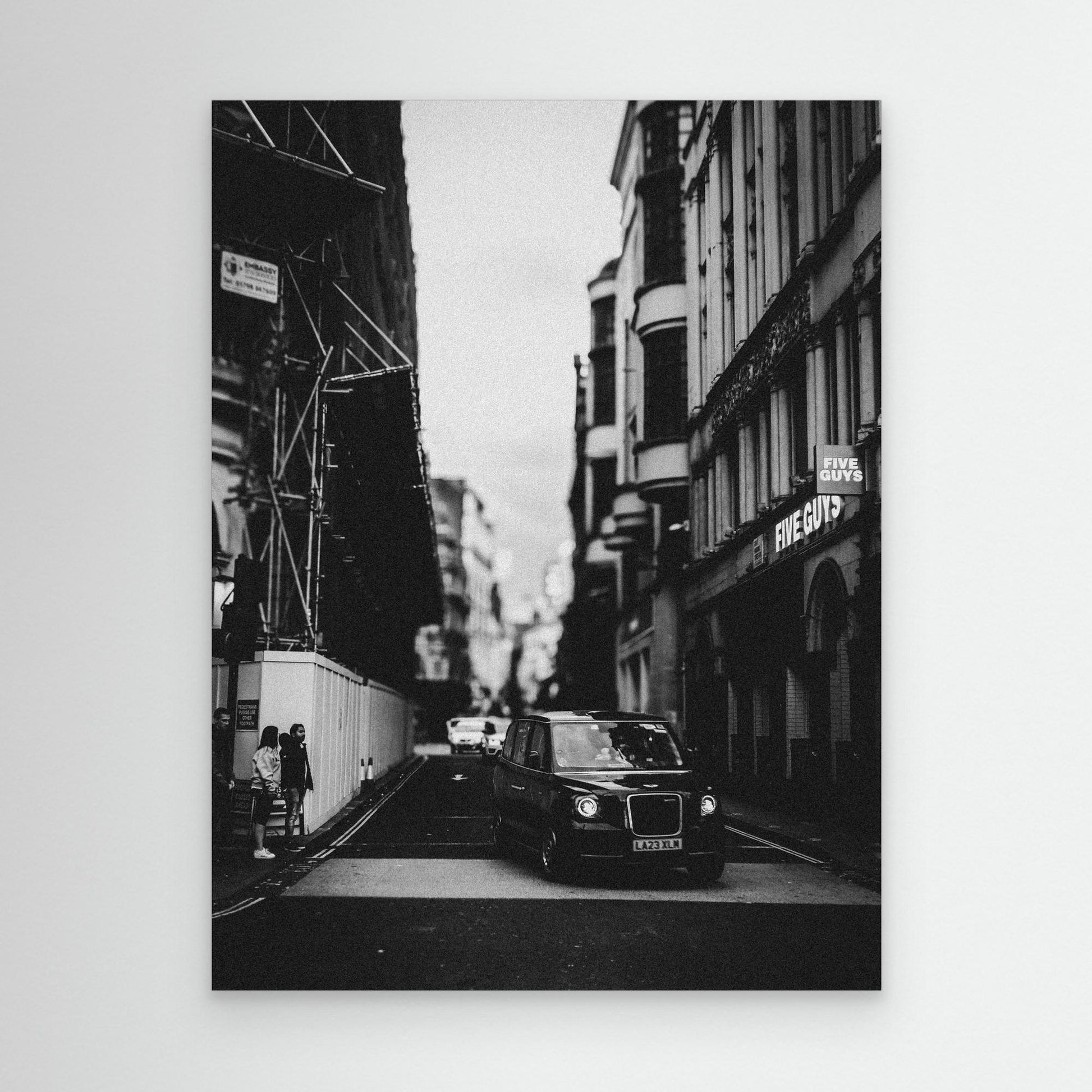 Legendary London black taxi