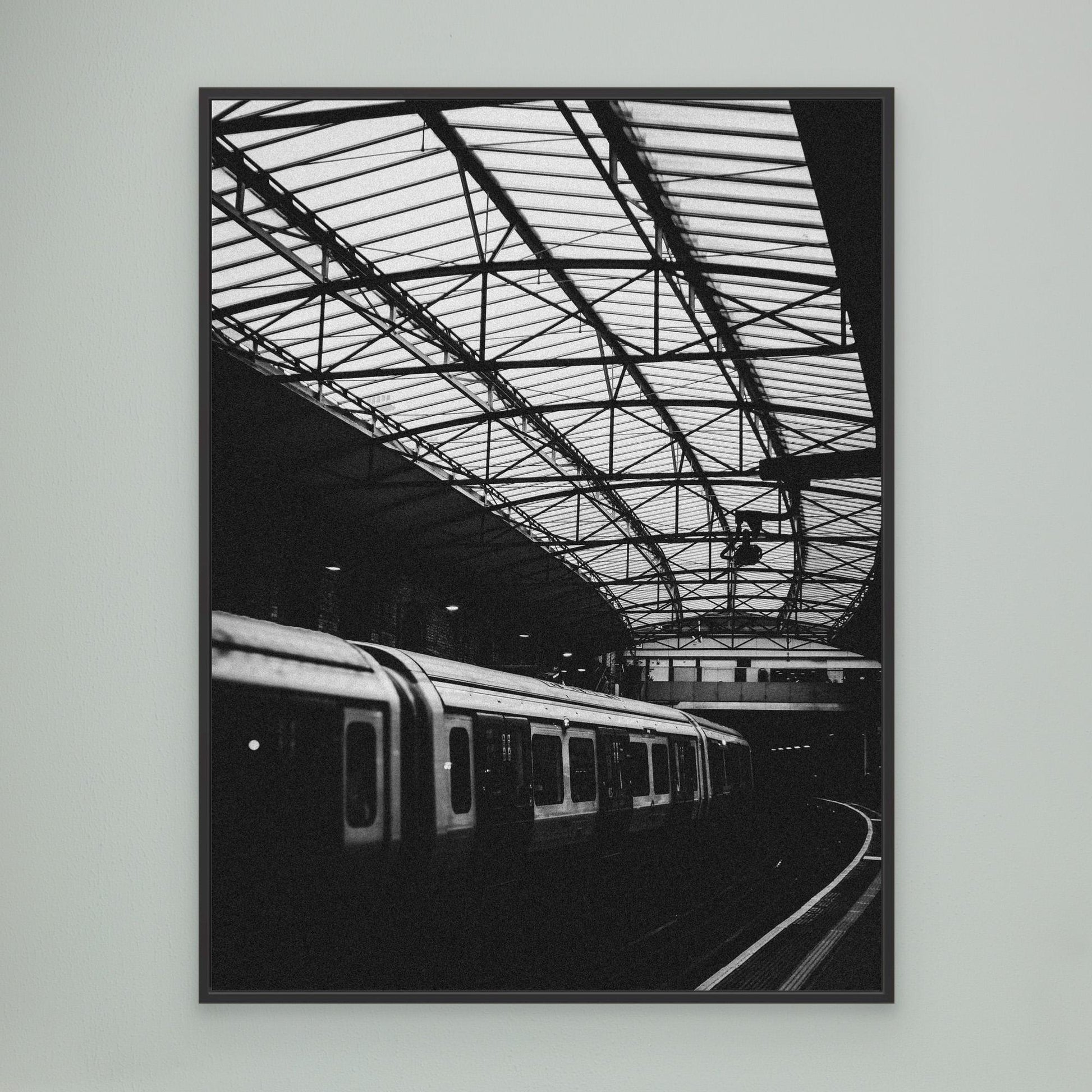 Platform Shadows: London in Motion