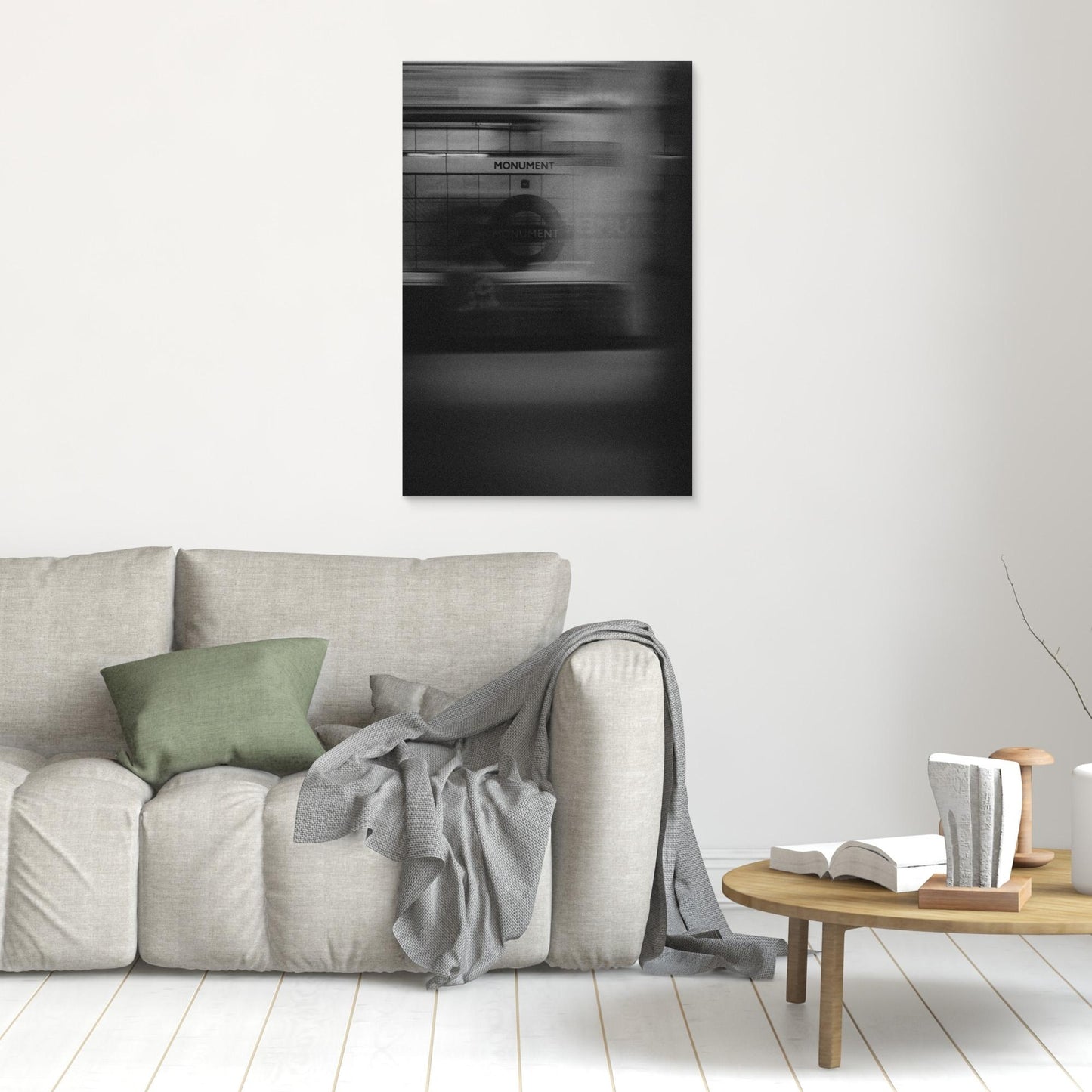 Departure Blur: Canvas print