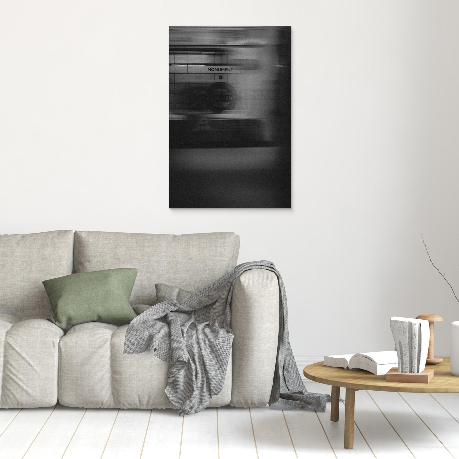 Departure Blur: Canvas print