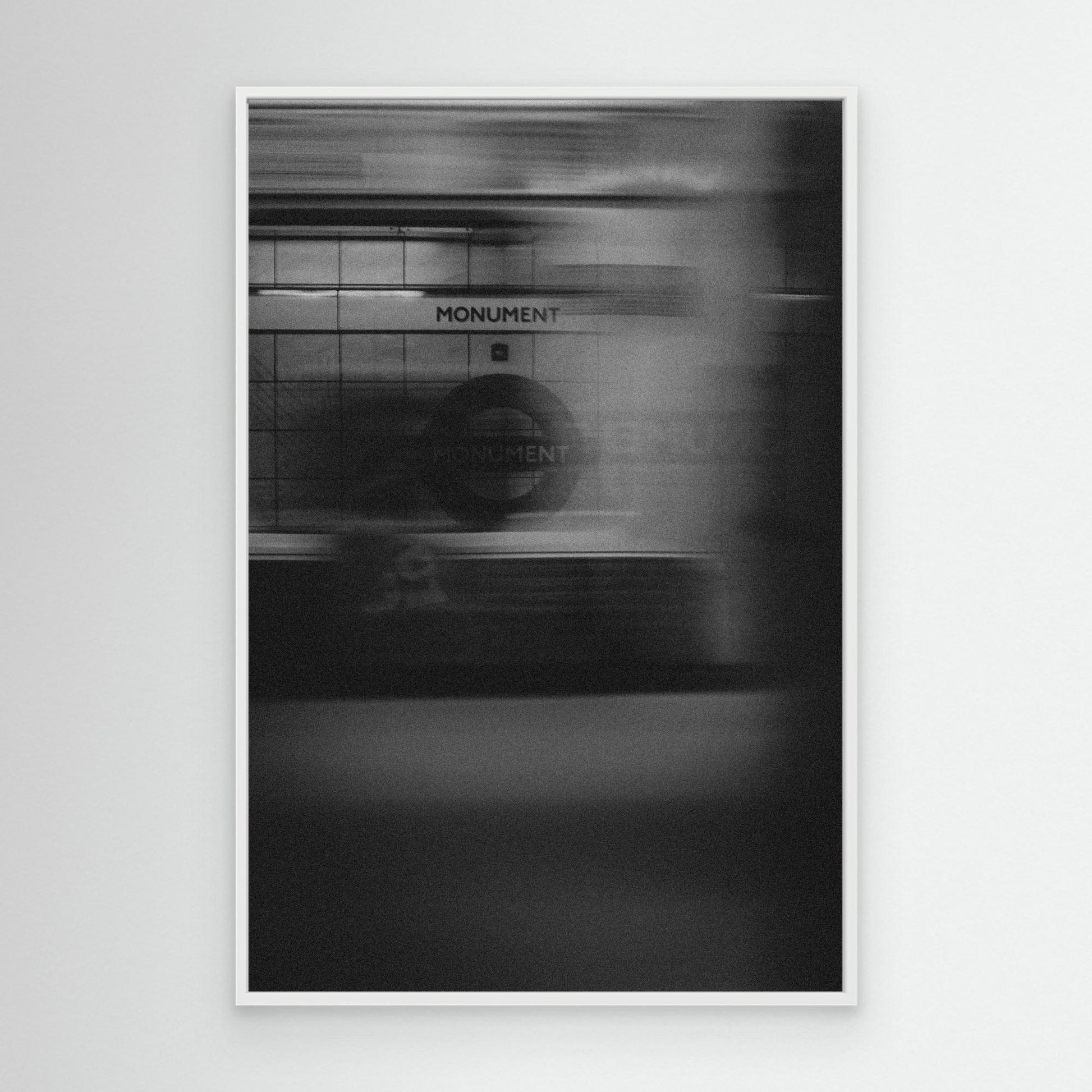 Departure Blur: Canvas print