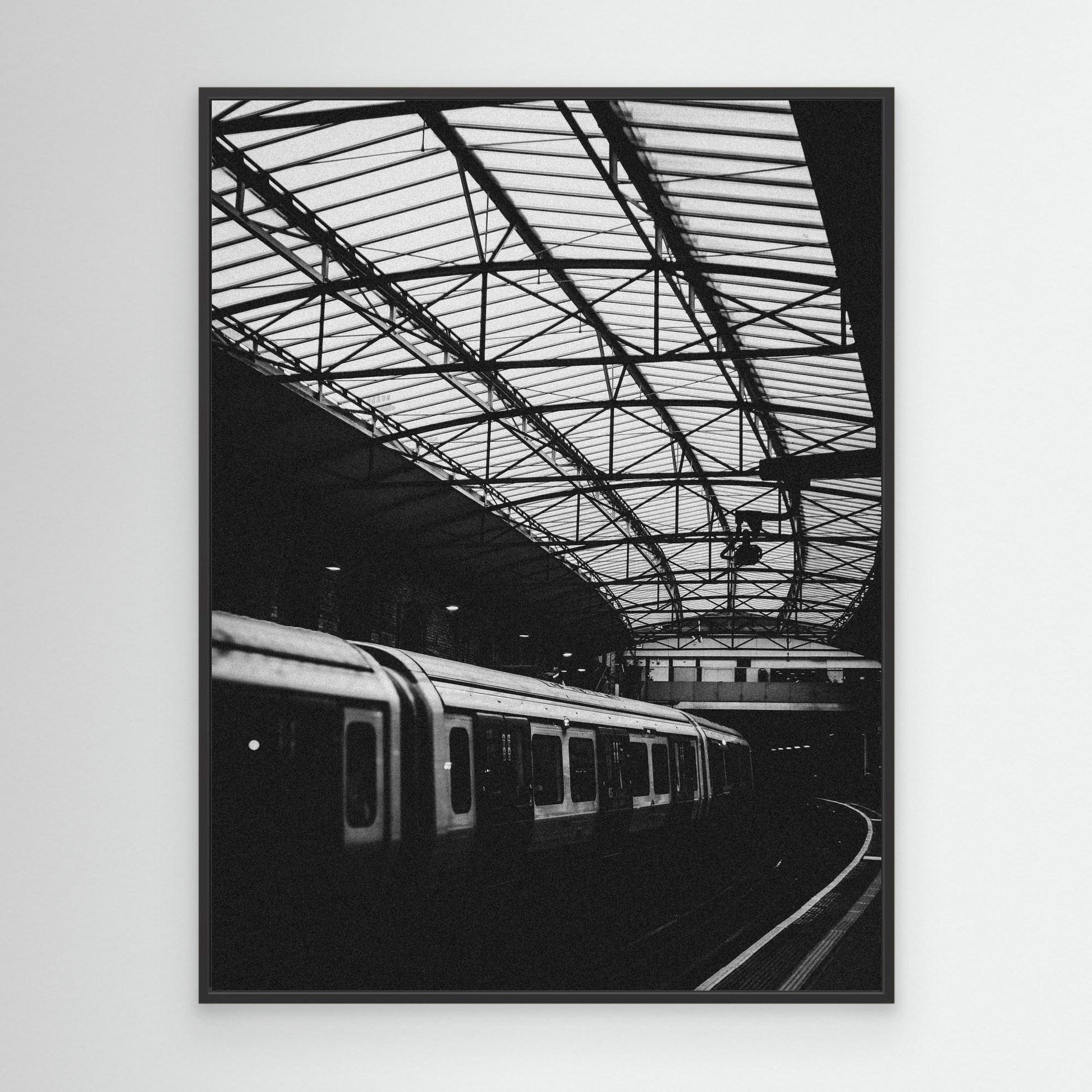 Platform Shadows: London in Motion