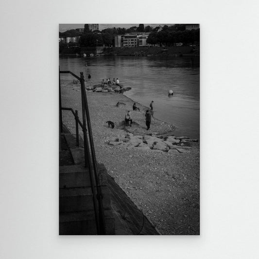 stillness along the river bank