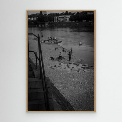 stillness along the river bank