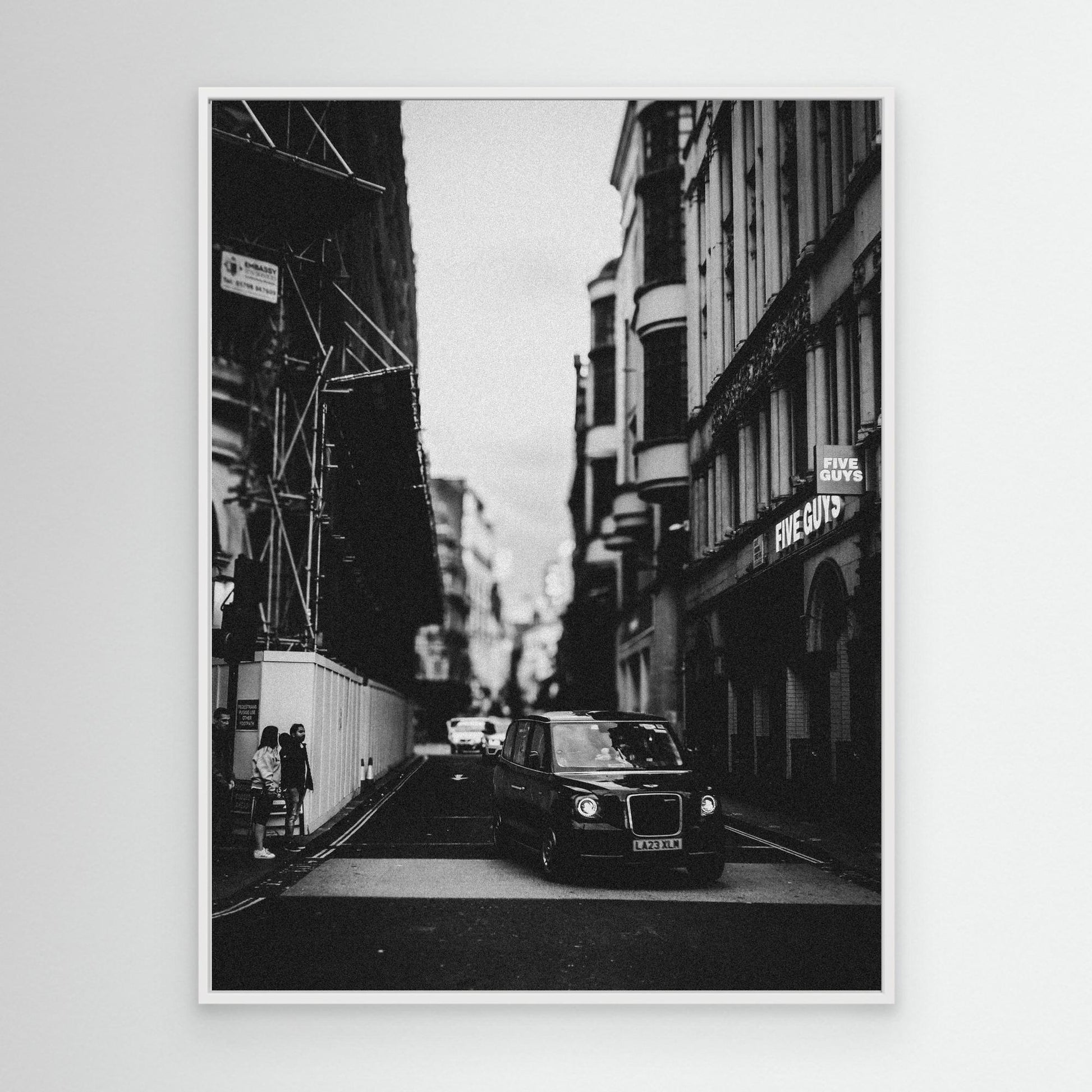 Legendary London black taxi
