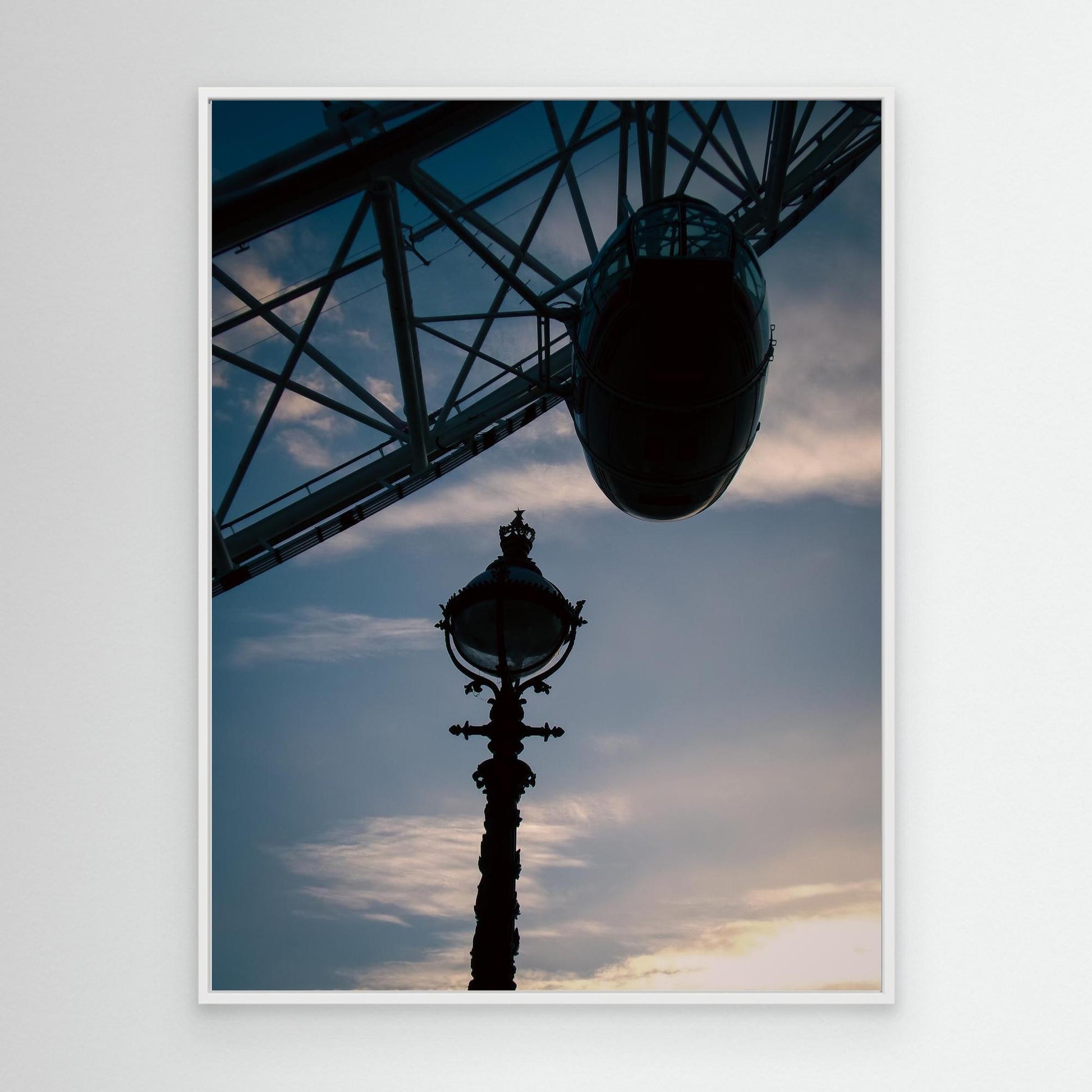 sunsets on the london eye