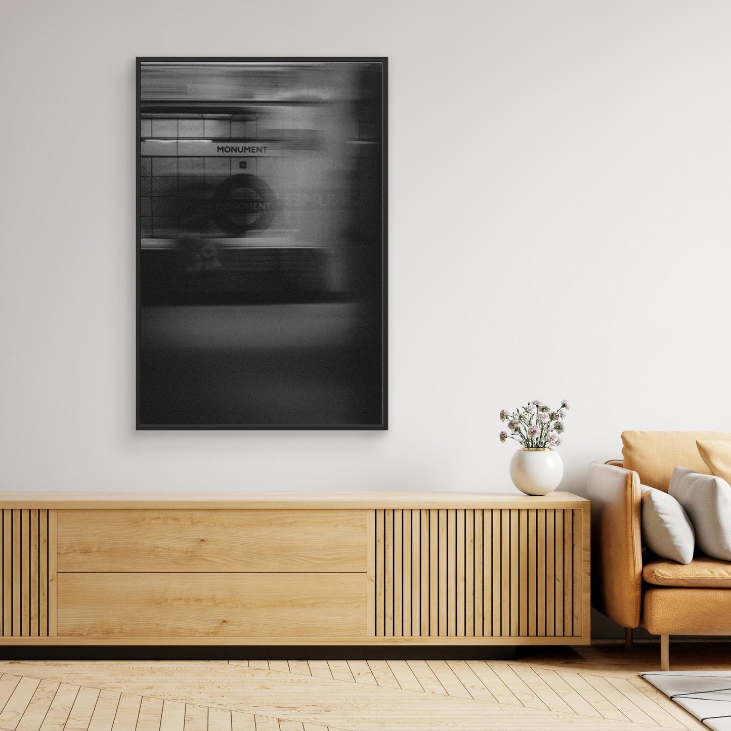 Departure Blur: Canvas print