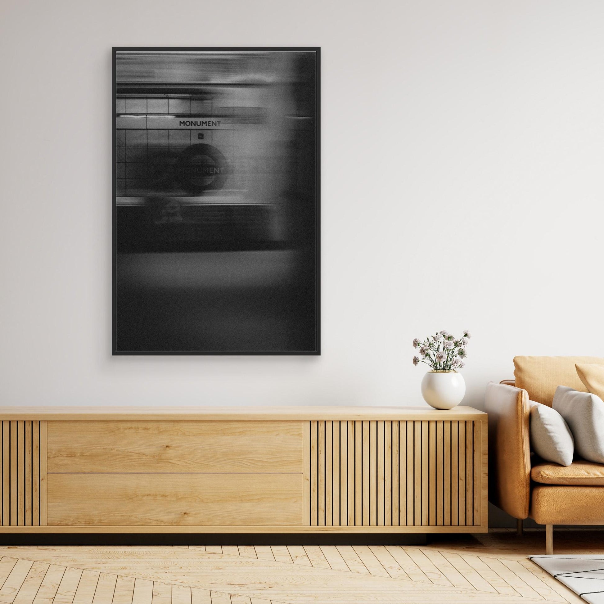 Departure Blur: Canvas print