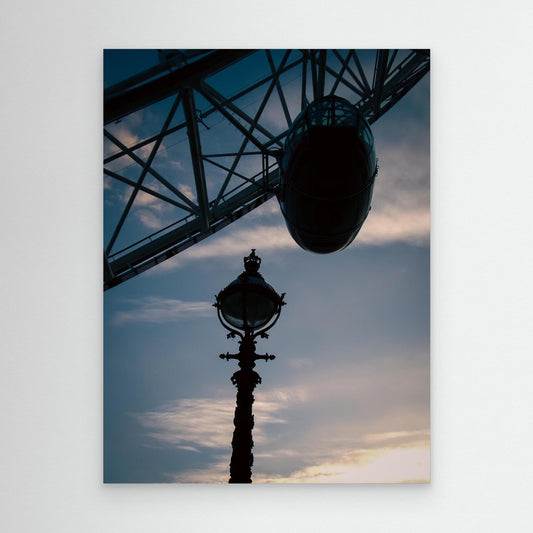 sunsets on the london eye