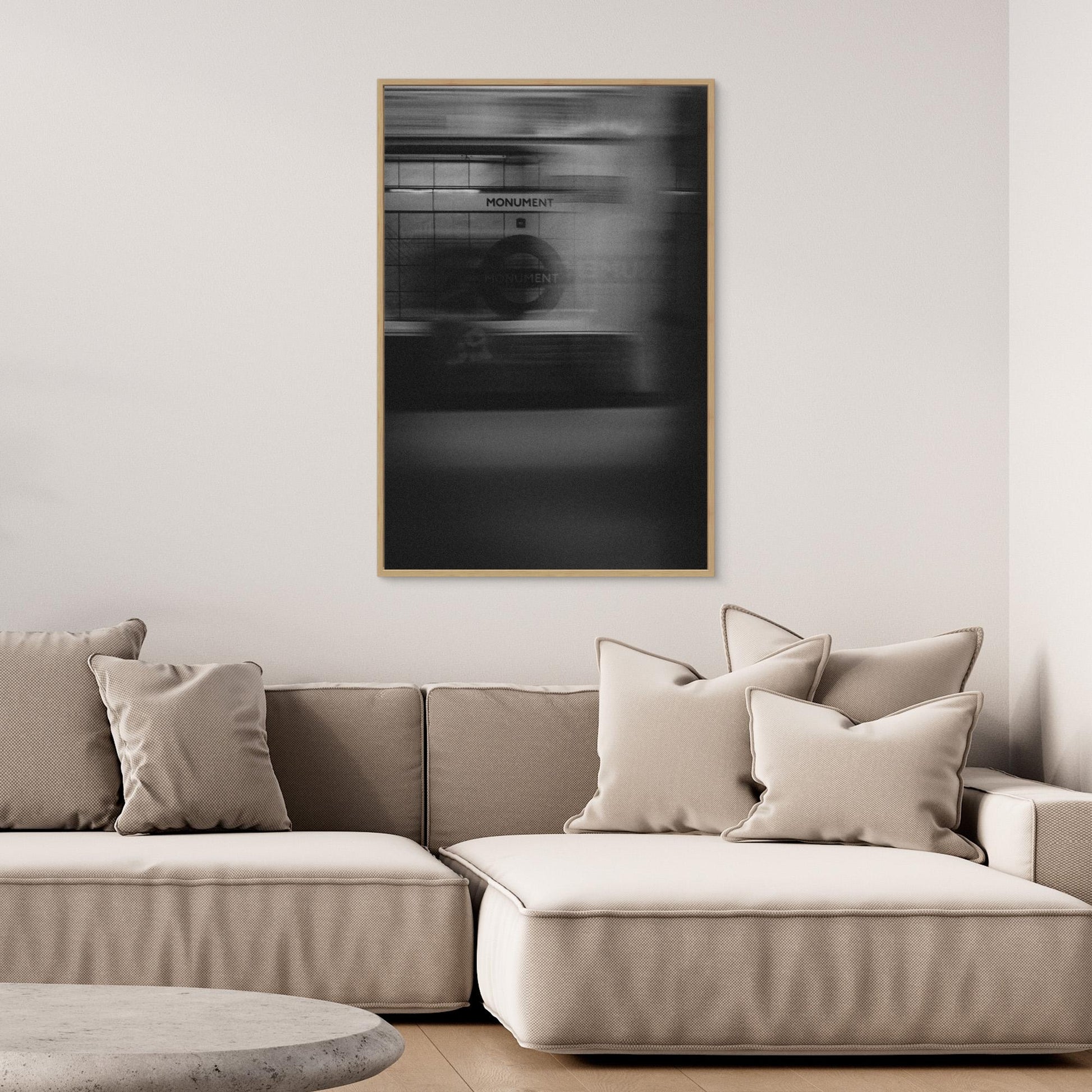 Departure Blur: Canvas print